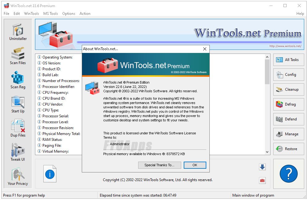 WinTools.net Premium 22.6
