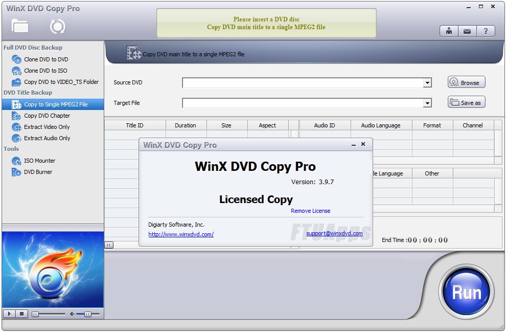 WinX DVD Copy Pro 3.9.7